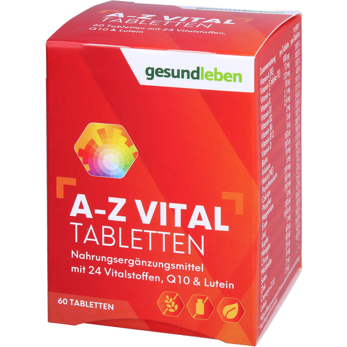 gesund leben A-Z Vital Tabletten, 60 St TAB