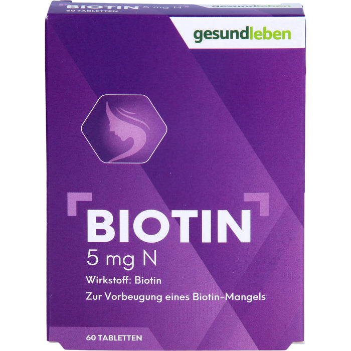 gesund leben Biotin 5 mg N, 60 St TAB