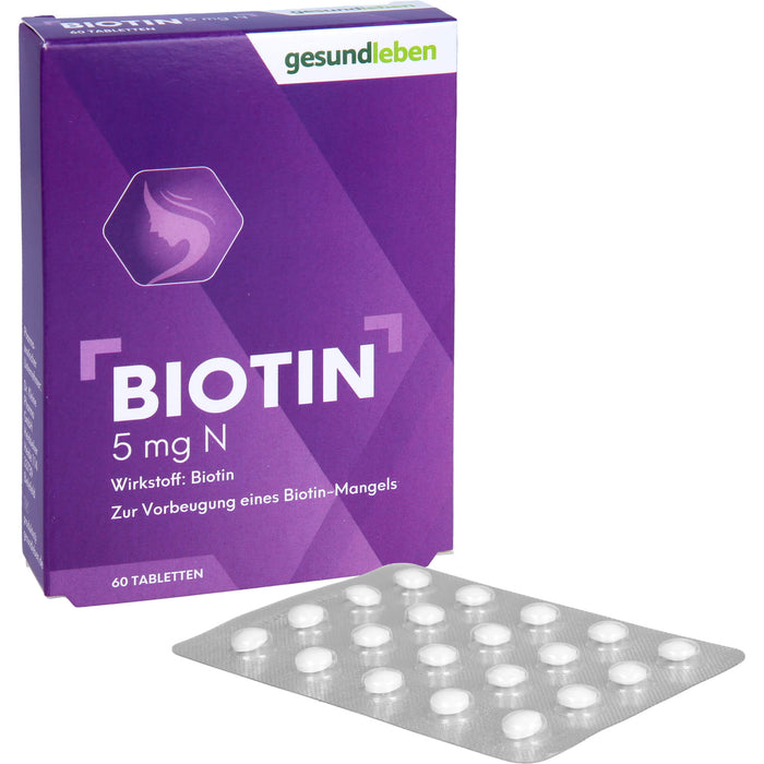 gesund leben Biotin 5 mg N, 60 St TAB
