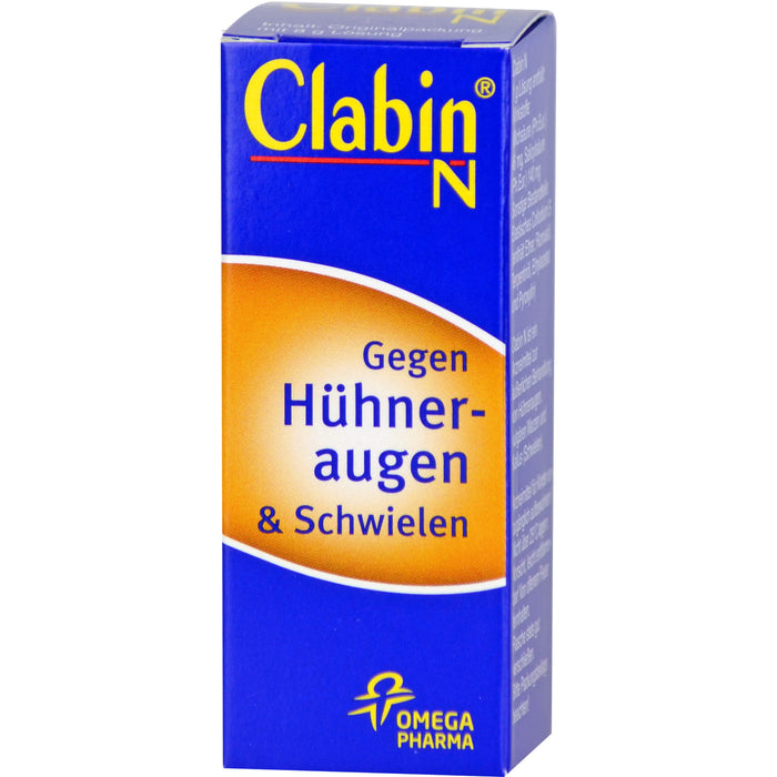 Clabin N gegen Hühneraugen & Schwielen Lösung, 8 g Lösung