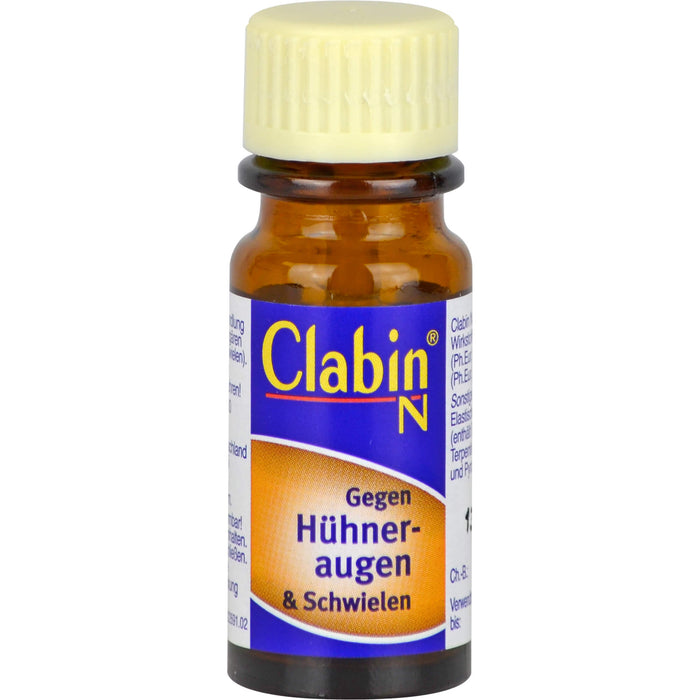 Clabin N gegen Hühneraugen & Schwielen Lösung, 8 g Lösung