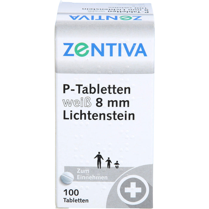Lichtenstein P-Tabletten weiß 8 mm, 100 St. Tabletten