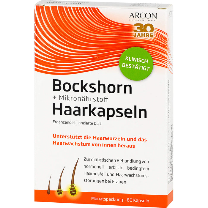 Arcon Bockshorn + Mikronährstoff Haarkapseln, 60 St. Kapseln