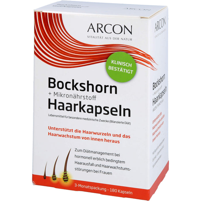 Arcon Bockshorn + Mikronährstoff Haarkapseln, 180 St. Kapseln
