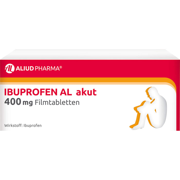 Ibuprofen AL akut 400 mg Filmtabletten, 10 St. Tabletten