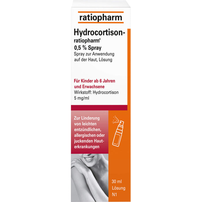 Hydrocortison-ratiopharm 0,5 % Spray, 30 ml Lösung