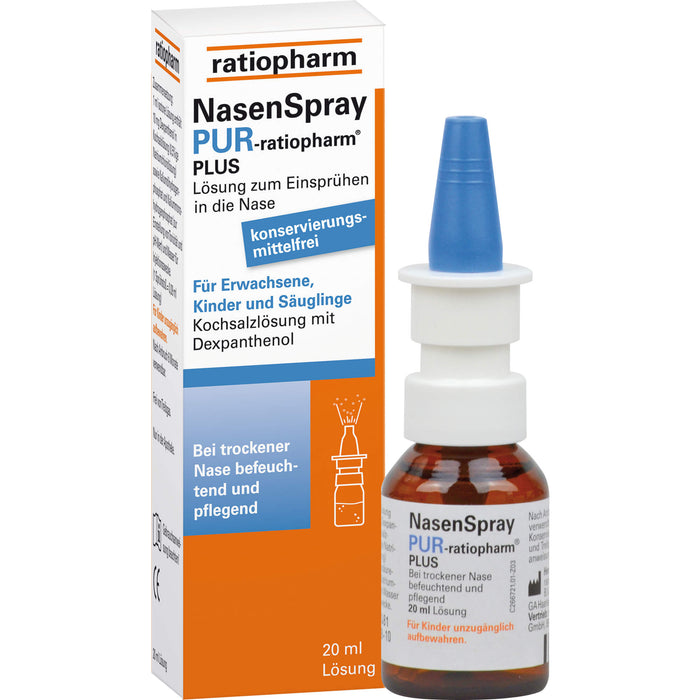 Nasenspray PUR-ratiopharm PLUS, 20 ml Lösung