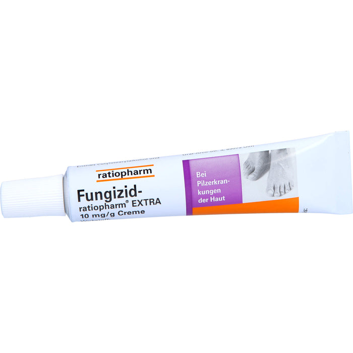 Fungizid-ratiopharm Extra Creme bei Pilzerkrankungen der Haut, 15 g Creme