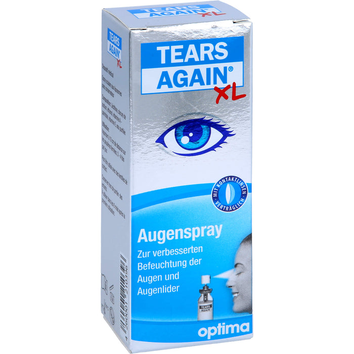 TEARS AGAIN Augenspray XL, zur verbesserten Befeuchtung der Augen und Augenlider, 20 ml Lösung