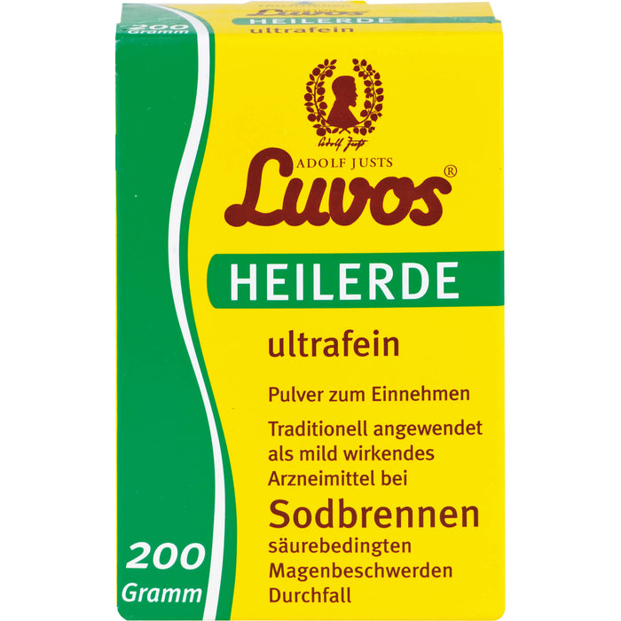 Luvos Heilerde ultrafein Pulver bei Sodbrennen, 200 g Pulver