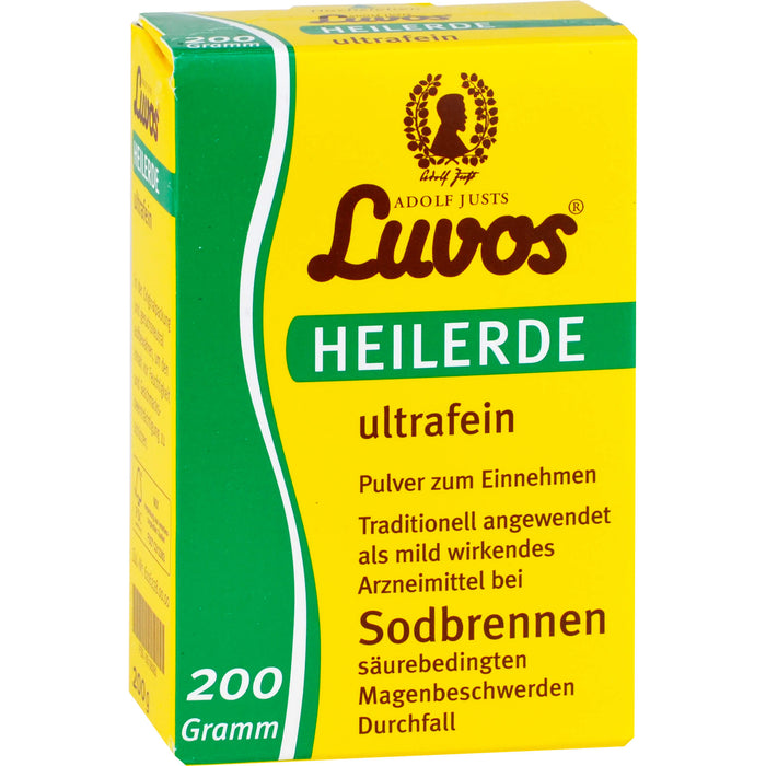 Luvos Heilerde ultrafein Pulver bei Sodbrennen, 200 g Pulver