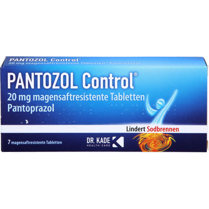PANTOZOL Control 20 mg magensaftresistente Tabletten, 7 St. Tabletten