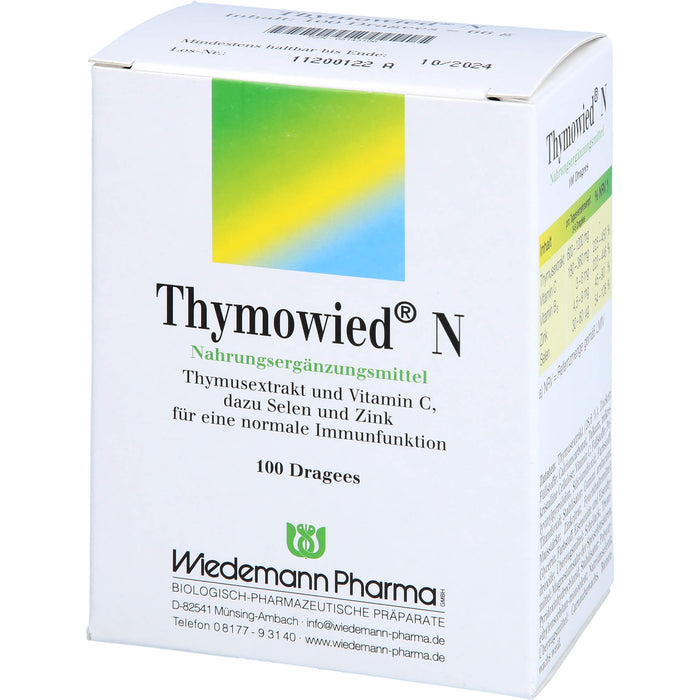 Thymowied N Dragees, 100 St. Tabletten
