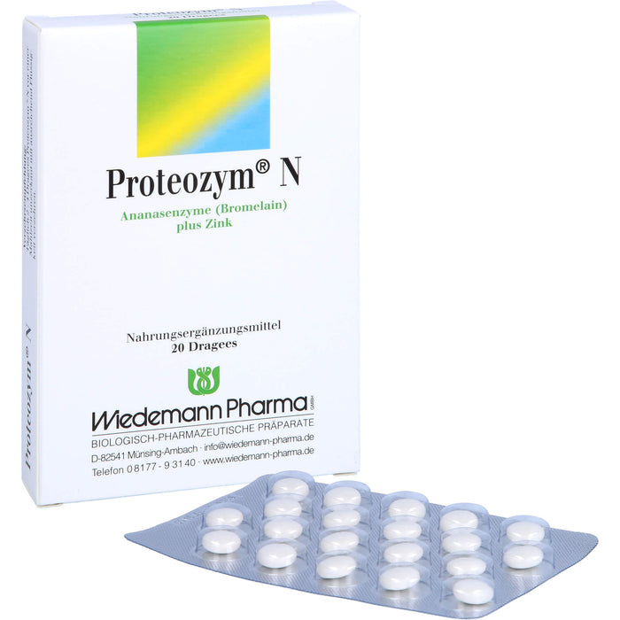 Proteozym N Dragées, 20 St. Tabletten