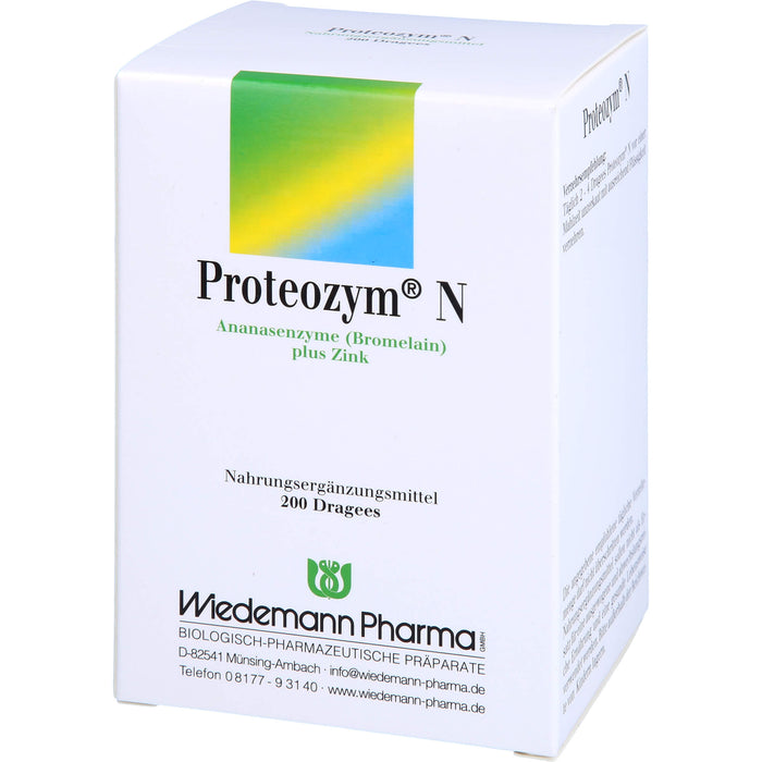 Proteozym N Dragees, 200 St. Tabletten
