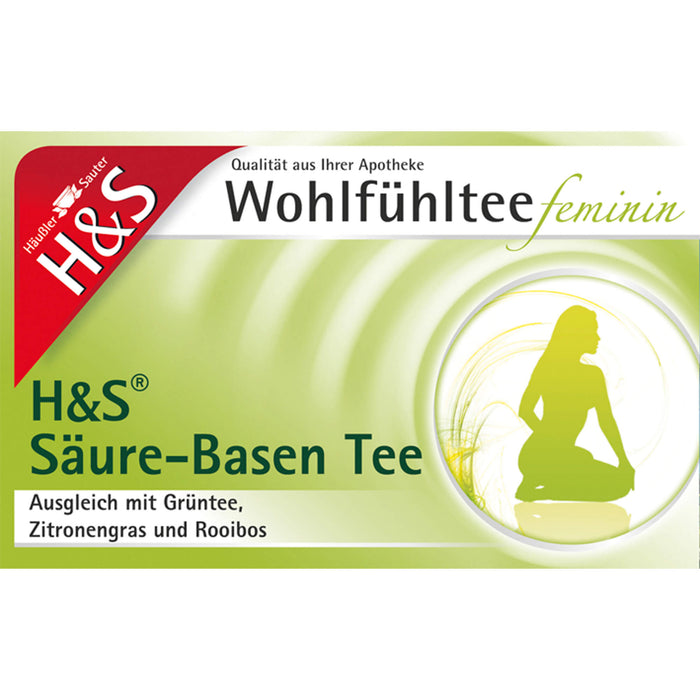 H&S Säure-Basen Tee Wohlfühltee feminin, 20 St. Filterbeutel
