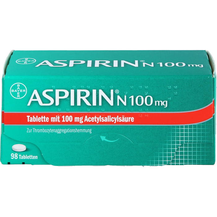 ASPIRIN N 100 mg Tabletten, 98 St. Tabletten