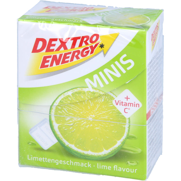 DEXTRO ENERGY minis Limette Täfelchen, 50 g Täfelchen