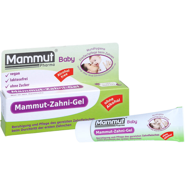 Mammut-Zahni-Gel Baby Dreifachpflege beim Zahnen, 10 ml Gel