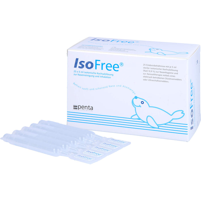 IsoFree, sterile isotonische Kochsalzlösung, 25X5 ml EDP