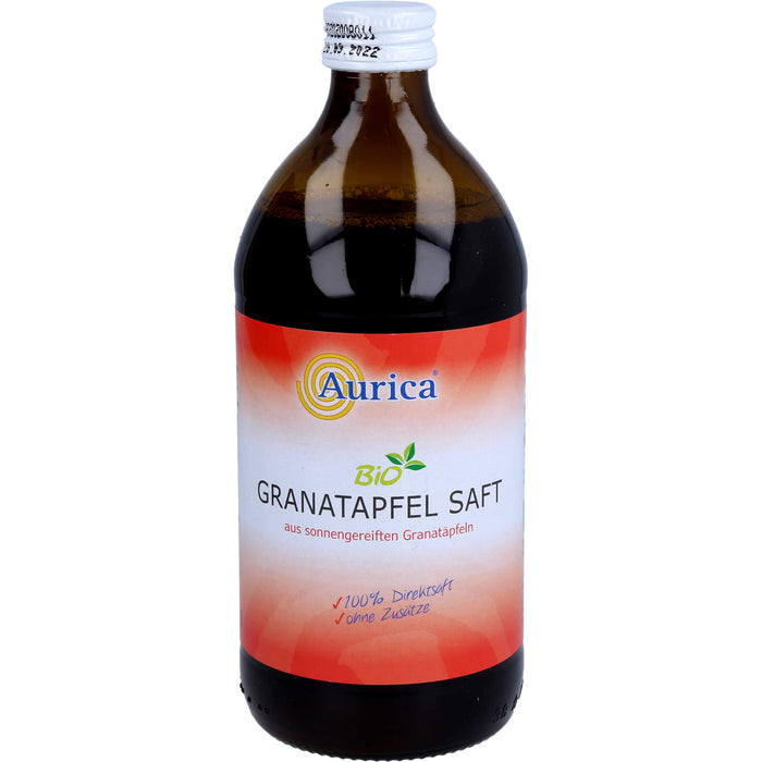 Aurica Granatapfel Bio Direktsaft, 500 ml Lösung
