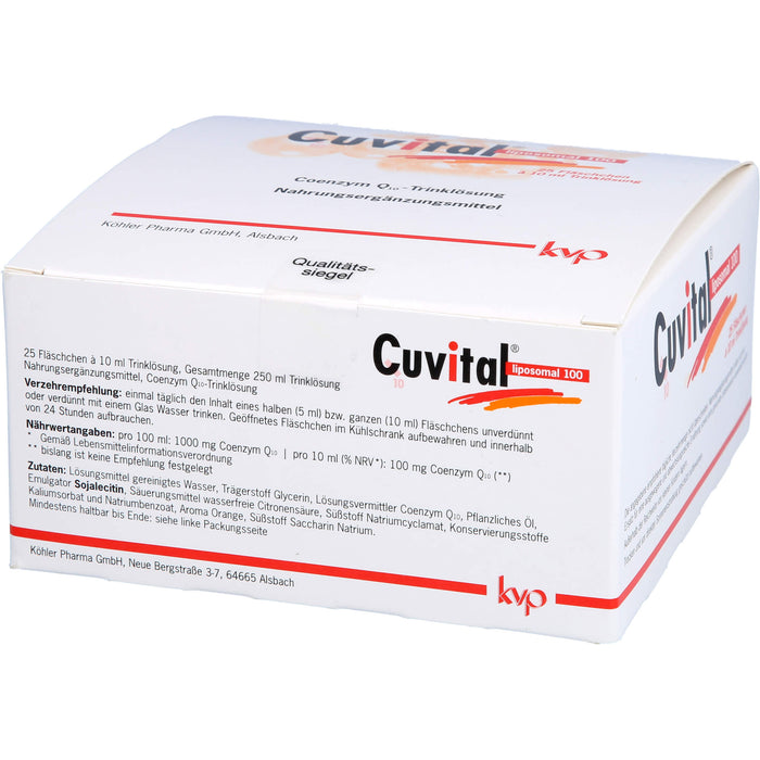 Cuvital liposomal 100, 25X10 ml