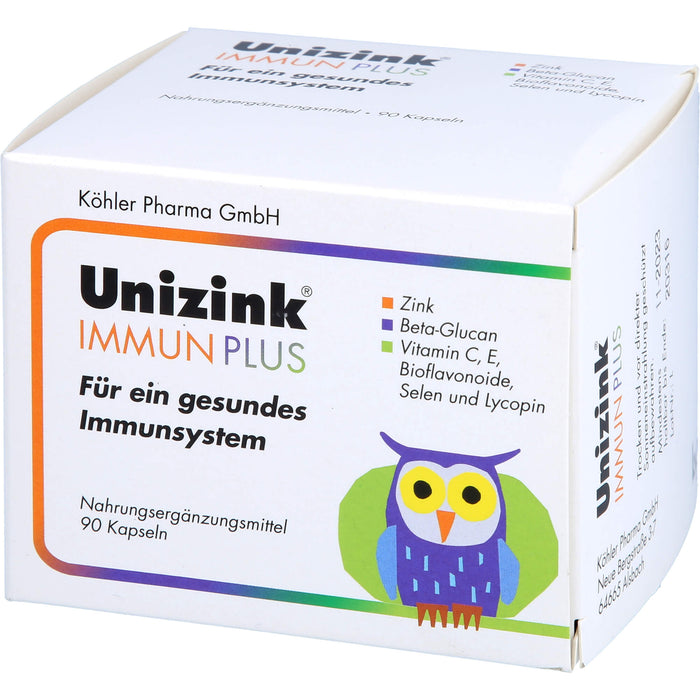 Unizink Immun Plus Kapseln, 90 St. Kapseln