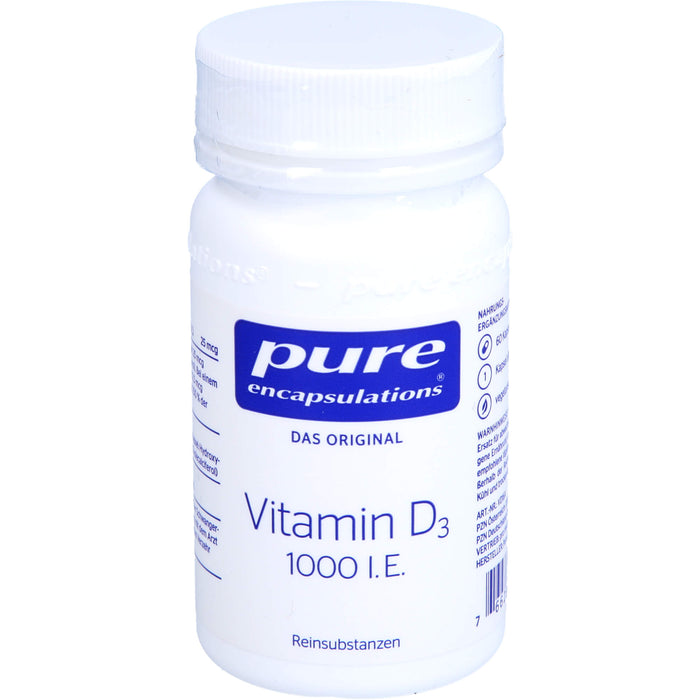 pure encapsulations Vitamin D3 1000 I.E. Kapseln, 60 St. Kapseln