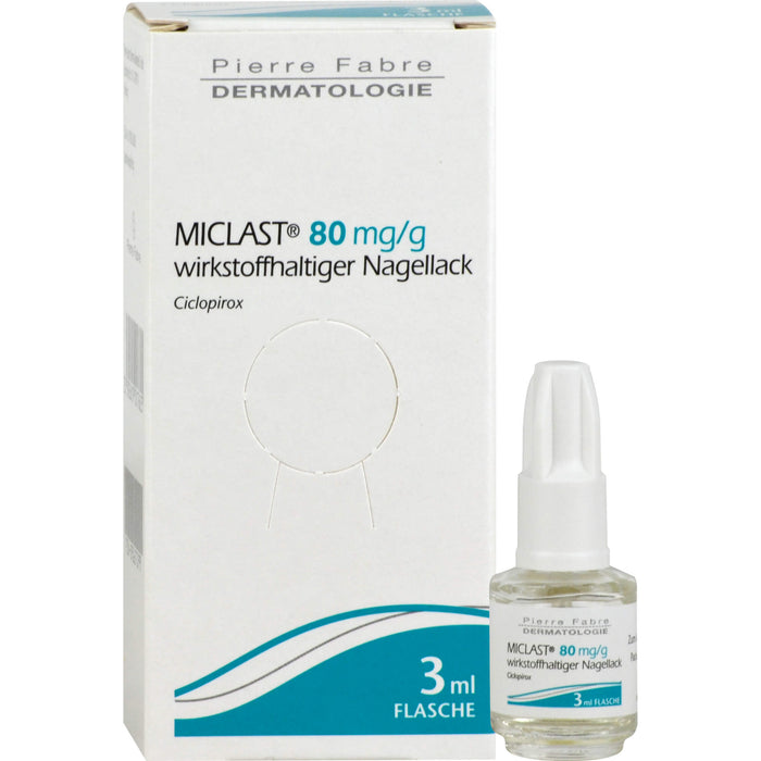 MICLAST 80 mg/g wirkstoffhaltiger Nagellack Reimport EurimPharm, 3 ml Lösung