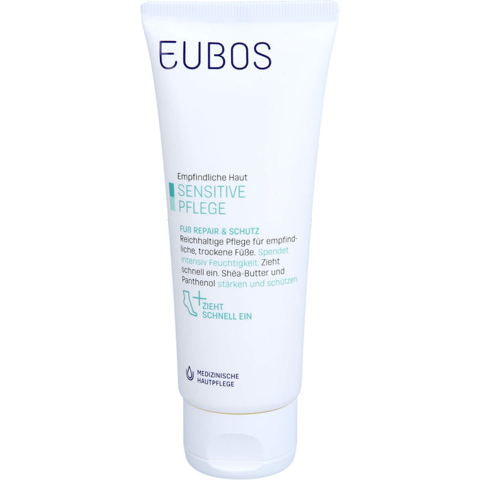 EUBOS Sensitive Pflege Repair & Schutz Fußbalsam, 100 ml Creme