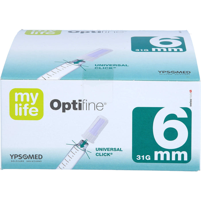 mylife Optifine 6 Pen-Nadeln 0,25x6mm, 100 St KAN