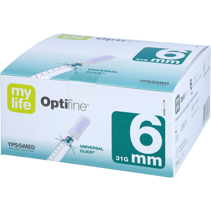 mylife Optifine 6 Pen-Nadeln 0,25x6mm, 100 St KAN