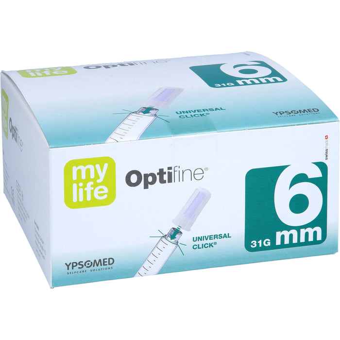 mylife Optifine 6 Pen-Nadeln 0,25x6mm, 100 St KAN