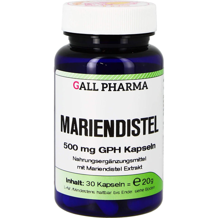 GALL PHARMA Mariendistel 500 mg GPH Kapseln, 60 St. Kapseln