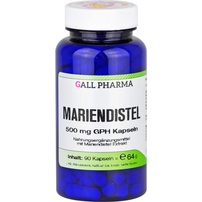 GALL PHARMA Mariendistel 500 mg GPH Kapseln, 90 St. Kapseln