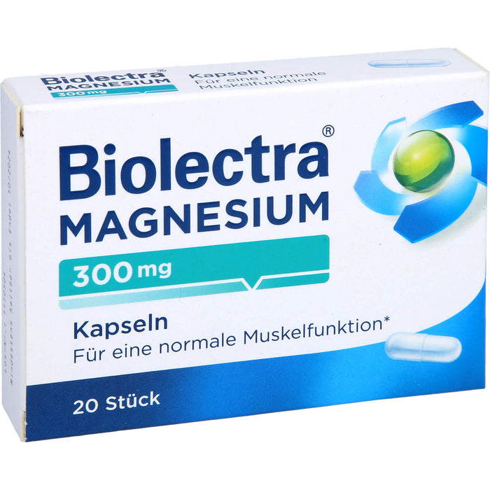 Biolectra Magnesium 300 mg Kapseln, 20 St. Kapseln