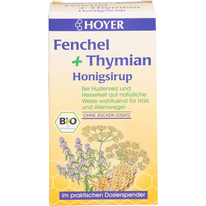 HOYER Fenchel+Thymian Honigsirup, 250 g Lösung