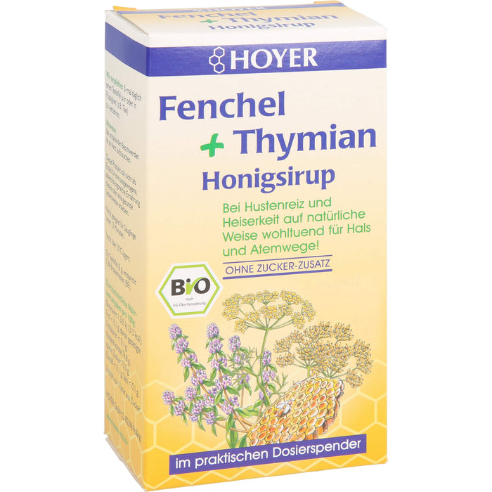 HOYER Fenchel+Thymian Honigsirup, 250 g Lösung