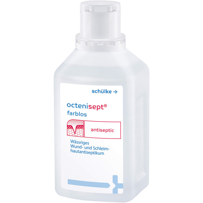 octenisept - wässriges Wund- und Schleimhautantiseptikum mit guter Verträglichkeit, schmerzfreier Anwendung und schneller Wirkung, 500 ml Lösung
