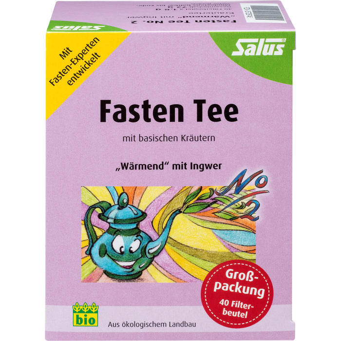 Salus Fasten Tee Nr. 2 wärmend mit Ingwer, 40 St. Filterbeutel