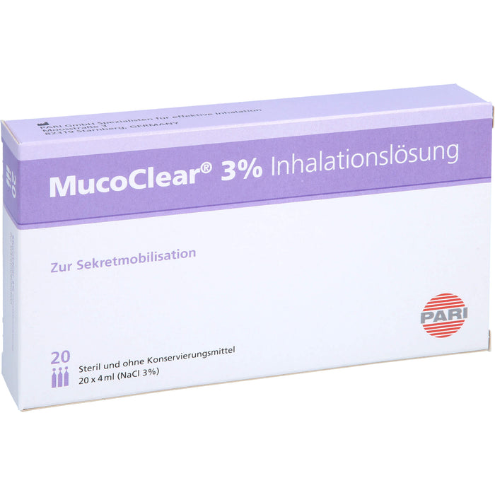 Mucoclear 3 % Inhalationslösung, 20 St. Ampullen