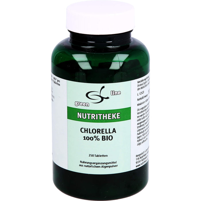 Chlorella 100% Bio, 250 St TAB