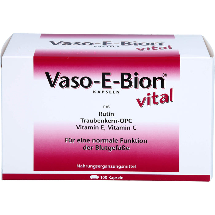 Vaso-E-Bion vital Kapseln, 100 St. Kapseln