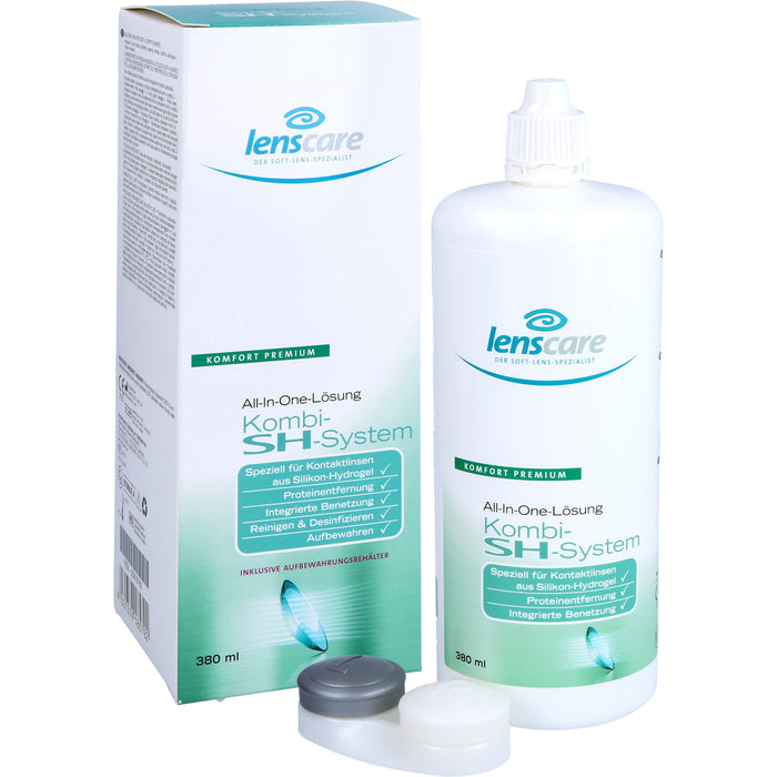 Lenscare Kombi-SH-System + 1 Behälter, 380 ml Lösung