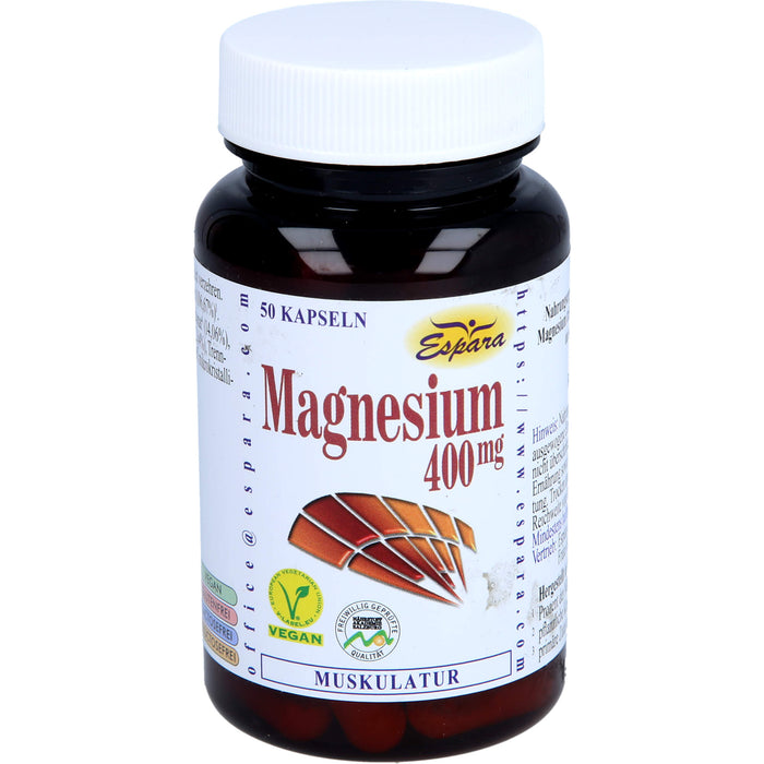 Espara Magnesium 400 mg Kapseln, 50 St. Kapseln