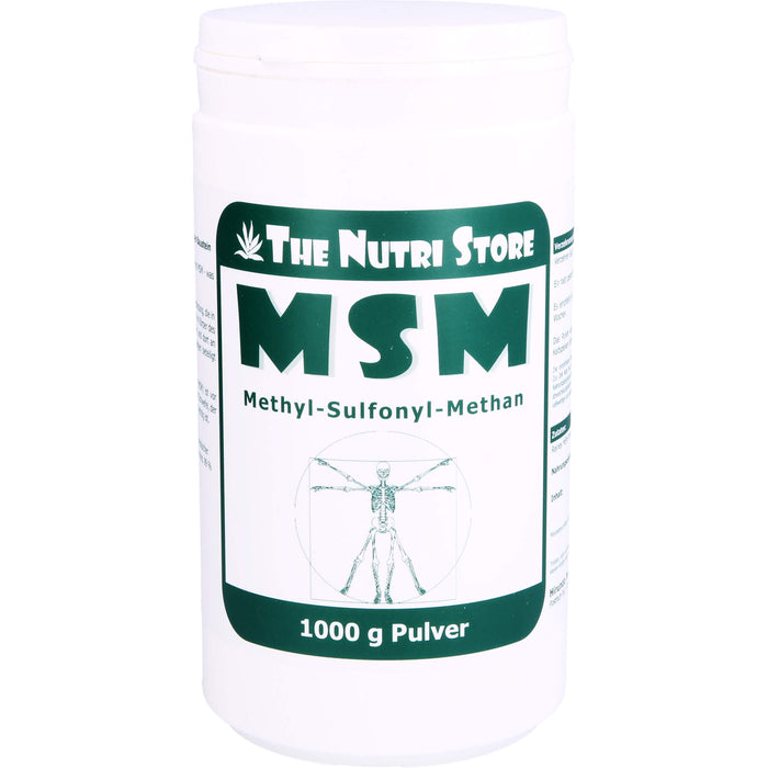 The Nutri Store MSM Methyl-Sulfonyl-Methan Pulver, 1000 g Pulver