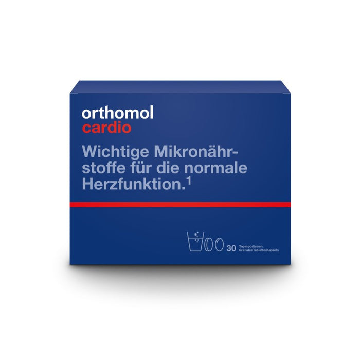 orthomol cardio Granulat/Tablette/Kapseln, 30 St. Portionen