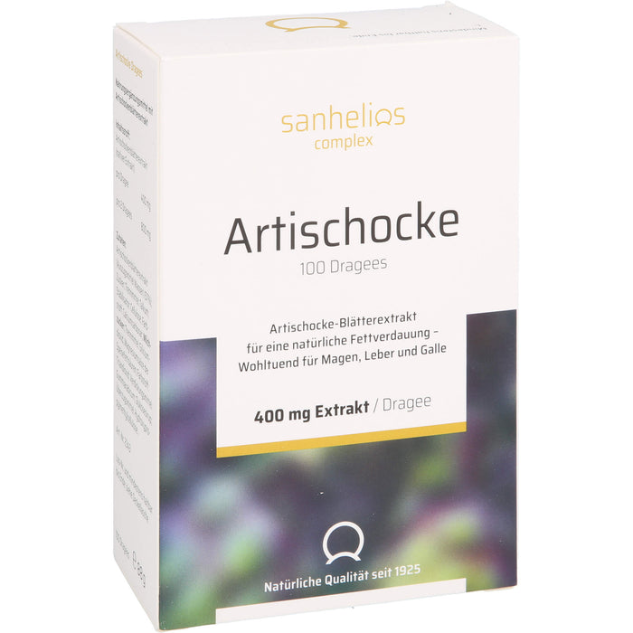 Sanhelios Artischocke Dragees, 100 St. Tabletten
