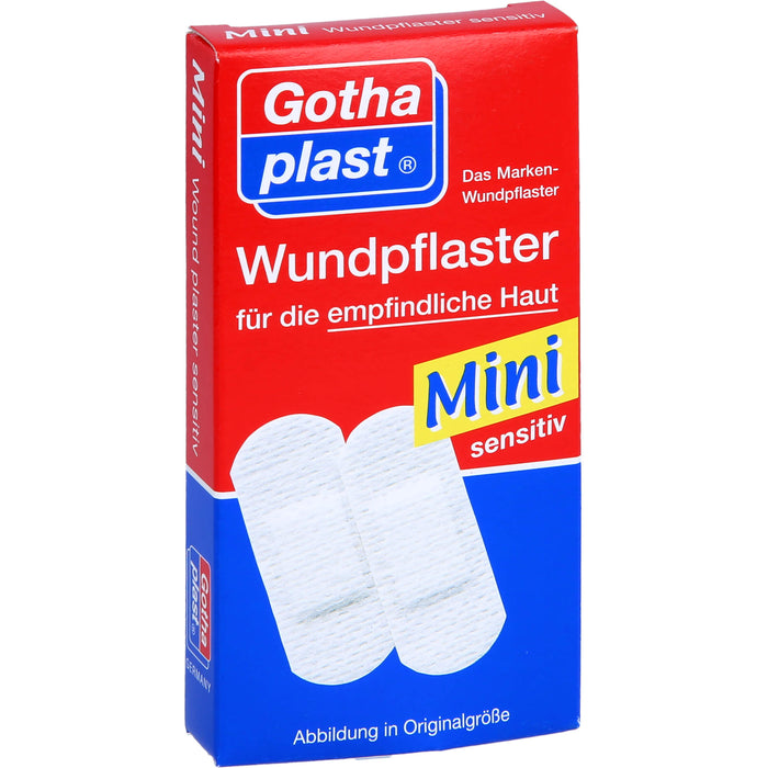 Gothaplast Wundpflaster MINI sensitiv 4x1,7cm, 20 St. Pflaster