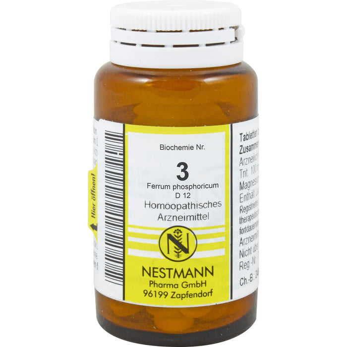 Biochemie 3 Ferrum phosphoricum Nestmann D12 Tbl., 100 St TAB